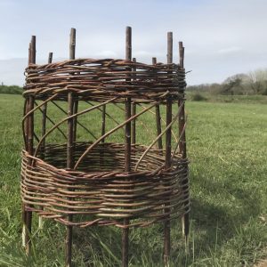 Willow plant support, round trellis, eco friendly garden, gardener gift, rustic plant support, 9th wedding anniversary, eco friendly