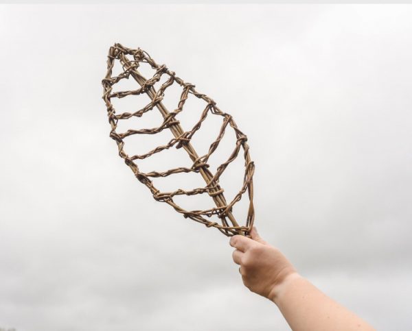 Willow leaf sculptures, garden art, eco friendly, gardener gift, Autumn decorations , garden decor, yard art, 9th wedding anniversary - Image 4